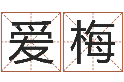 彭爱梅出生年月日测试命运-免费为名字打分