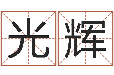 冯光辉婴儿名字打分-阿启免费称骨算命