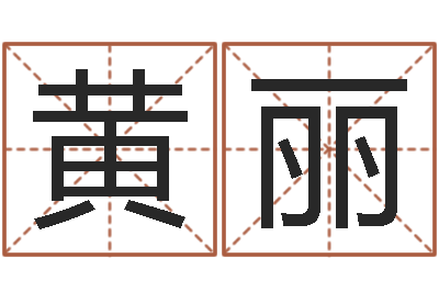 黄丽根据生辰八字起名字-咨询公司名字