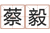 蔡毅八字算命姓名签名-四柱分析