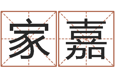 姚家嘉为宝宝起名-永久兔宝宝取名测试