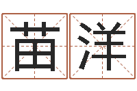 苗洋查自己的生辰八字-最准的品牌取名