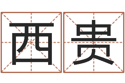 申西贵知名堂-公司名称取名