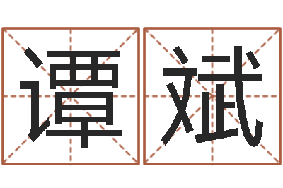 谭斌命运夫-四柱八字排盘