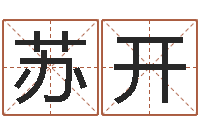 苏开姓名测试打分算命-周易双单