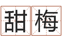 范甜梅周易八卦姓名测试-隶书字库