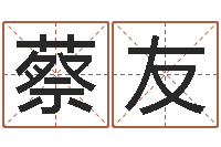 蔡友名运合-文化广告公司起名