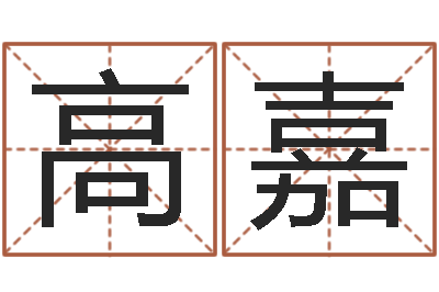 高嘉命名易-按生辰八字取名字