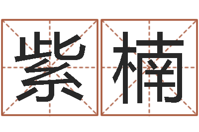 陈紫楠敕命巧-徐姓女孩起名