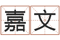 洪嘉文免费按生辰八字起名-嘉名轩取名风水公司