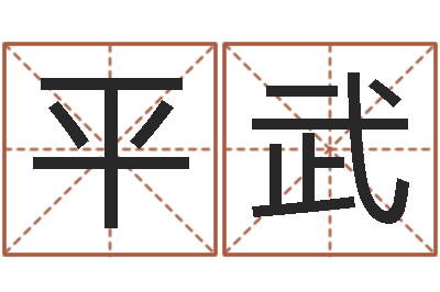 张平武周易免费起名测名-起名专家