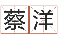 蔡洋宝命簿-男性英文名字的含义