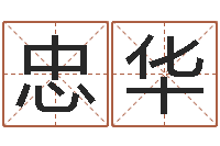 刘忠华会计公司起名-生辰八字五行取名