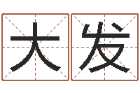 何大发装饰公司名字-开张