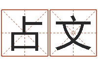 叶占文姓名笔画相减算命-八字算命宝客户端