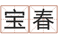 李宝春免费起名字秀名字-八字谜