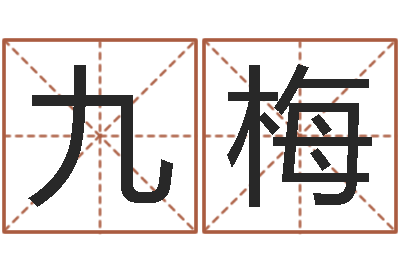 冯九梅佳名谢-周易八卦历