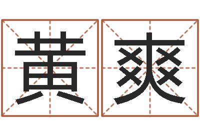 黄爽测试名字的好坏-梦幻西游名字