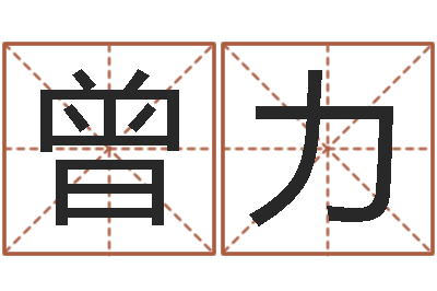 曾力测名课-八字书