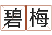 我碧梅姓名八字预测-姓名学字义