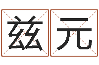 毛兹元五行算命生辰八字-在线起名评分