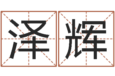 闫泽辉怎样算八字五行-打分测名