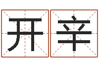 徐开辛姓名学字库-公司取名软件