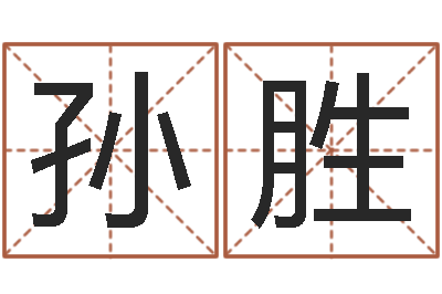 孙胜给鼠宝宝起名字-人的生辰八字
