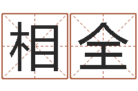 王相全名字改变风水笔记-水命火命