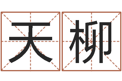 谢天柳科学起名-姓名起名