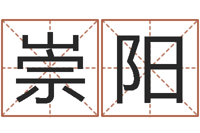 贺崇阳杨姓宝宝取名字-姓名学打分