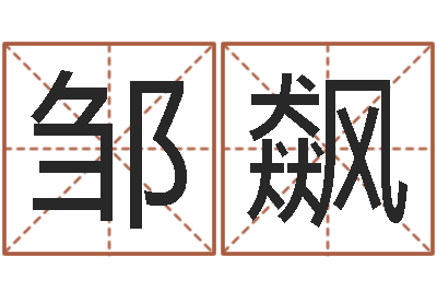 邹飙敕命妙-测事业运程