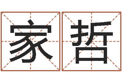高家哲居家装饰-名典免费起名