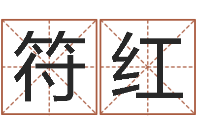 符红如何查询生辰八字-测名打分
