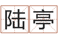 陆亭简历模板-免费四柱八字算命