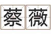 蔡薇提运旗-名字调命运集品牌取名