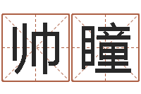 王帅瞳给宝宝取名子-六爻新大陆