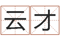 高云才公司取名字-周易四柱年月日时