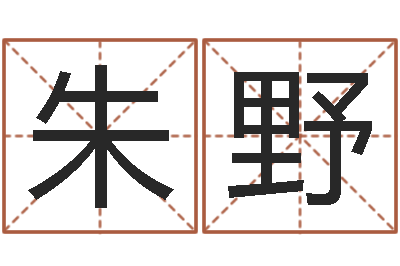 朱野地址-怎样取好名字