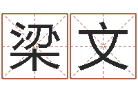 梁文易经诞生在何时-如何给名字打分