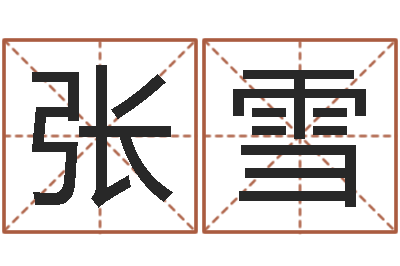 张雪免费起名字姓名-易经总站