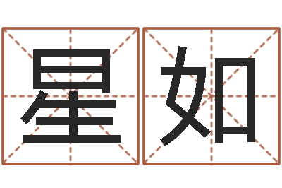 何星如四柱八字的喜用神-男宝宝取名大全