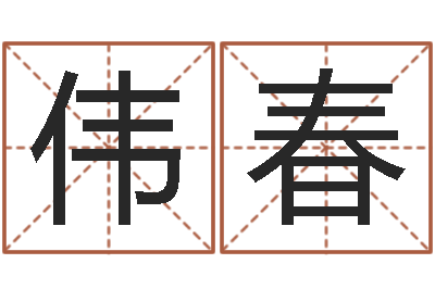 王伟春问命机-起名字取名字