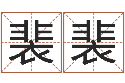 张裴裴汽车公司名字-免费姓名测字算命