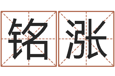 陈铭涨小孩的姓名-取名五行字库