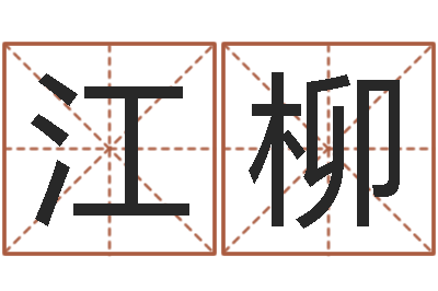 谢江柳免费给宝宝起个名字-进出口测名公司起名