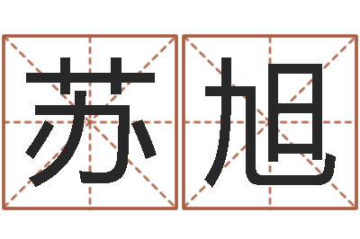 苏旭取名序-年四月生子吉日