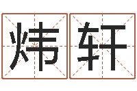 李炜轩网上测名打分-根据名字算命