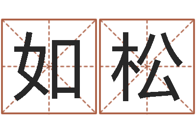鲁如松女孩的名字-周易如何算命