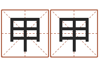 冯甲甲起名情-天地人周易预测